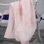 Плед детский вязаный Arya Star, розовый, 90*90 см (ar-101016)