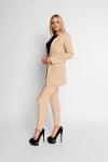 Бежевый брючный костюм Jdf3525