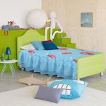 Покрывало детское "Карусель", тачки на голубом (KR-120 tg)