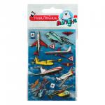 Наклейки ЛИПУНЯ "Зефирные самолеты", с европодвесом, MMS024