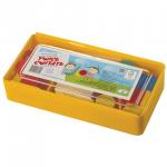 *Касса цифр и счетного материла из натурального дерева "Учись считать", 128 предметов, пенал, С 515