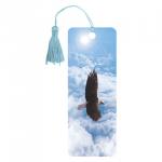 Закладка д/книг 3D BRAUBERG, объемная c движением "Орел", с декоративным шнурком-завязкой, 125750