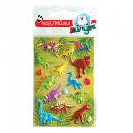 Наклейки ЛИПУНЯ "Зефирные динозавры", с европодвесом, MMS029