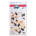 Наклейки ЛИПУНЯ "Зефирные собаки", с европодвесом, MMS002