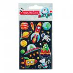 Наклейки ЛИПУНЯ "Зефирный космос", с европодвесом, MMS033