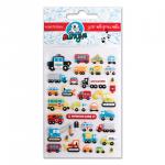 Наклейки ЛИПУНЯ "Зефирные машины", с европодвесом, MMS004