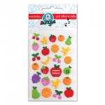 Наклейки ЛИПУНЯ "Зефирные фрукты", с европодвесом, MMS005
