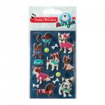 Наклейки ЛИПУНЯ "Зефирные собаки 5", с европодвесом, MMS039