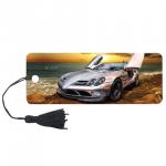 Закладка д/книг 3D BRAUBERG, объемная, "Мерседес", с декоративным шнурком-завязкой, 125768