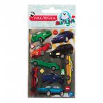 Наклейки ЛИПУНЯ "Зефирный автотранспорт", с европодвесом, MMS021