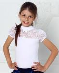 Белая школьная блузка для девочки Арт. 59933