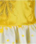 Желтое нарядное платье для девочки  Арт.81031