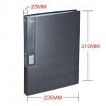 ПАПКА 40 ФАЙЛОВ А4 COMIX СЕРЫЙ МЕТАЛЛИК