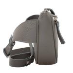 Кожаная поясная сумка Lakestone Nevil Grey