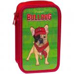 Пенал 2 отделения, 190*115 ArtSpace "Bulldog", ламинированный картон, конгрев, блестки, 61П25_2_23129