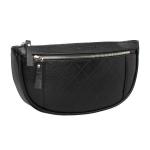 Кожаная поясная сумка Lakestone Nevil Black