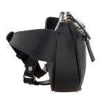 Кожаная поясная сумка Lakestone Nevil Black