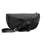 Кожаная поясная сумка Lakestone Nevil Black