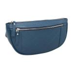 Кожаная поясная сумка Lakestone Nevil Blue