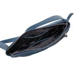 Кожаная поясная сумка Lakestone Nevil Blue