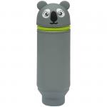 Пенал мягкий 200*55*50 Berlingo "Koala", силикон, серый, PM05623