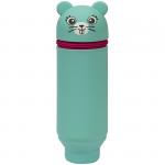 Пенал мягкий 200*55*50 Berlingo "Mouse", силикон, голубой, PM05625