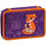 Пенал 2 отделения, 200*140*45 Berlingo "Fox", полиэстер, PK06302