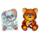 *ВладиТ Мягкие магнитные Baby puzzle "Лесные жители"