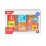 Пирамидка-сортер с фигурками HE0225