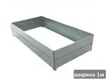Высокая оцинкованная грядка 2х0,5х0,34