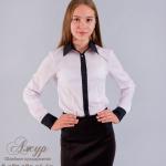 Блуза для девочки Модель 01/12-д (полуприталенный силует)