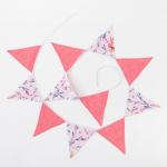 Гирлянда из флажков «Милые принцессы», 11 шт., 170 см, 100% хлопок