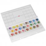 Набор акварель БН 24 кюветы пластик палитра