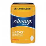 ALWAYS Ultra Женские гигиенические прокладки ароматизированные Light Quatro 36шт