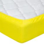 Простынь махровая на резинке "Лимон"                             (arp-200179-gr)