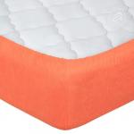 Простынь махровая на резинке "Персик"                             (arp-200181-gr)