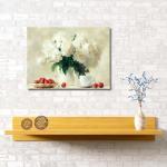 Картина "Клубника и пионы", 60*40 см                             (s-102081)