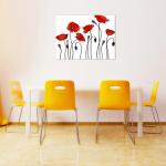 Картина "Красные маки", 60*40 см                             (s-102082)