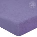 Простынь махровая на резинке "Сирень"                             (arp-200183-gr)
