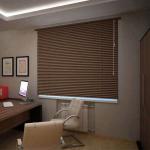 Жалюзи алюминиевые "Стандарт", темно-коричневый                             (u-9711-gr)