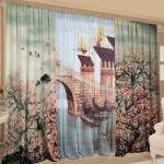 Комплект фотоштор "Древние" с тюлем                             (zk-102775)