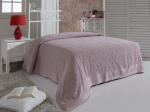 Простынь махровая "KARNA ESRA", грязно-розовая, 160*220 см                             (kr-1787-CHAR001)