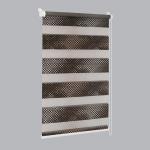 Рулонная штора День-Ночь Сантайм Бола , шоколад               (df-200354-gr)