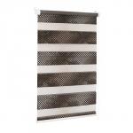 Рулонная штора День-Ночь Сантайм Бола , шоколад               (df-200354-gr)