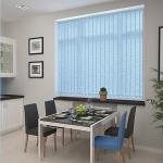 Жалюзи вертикальные "Магнолия", голубой                             (n-100046)