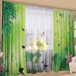 Комплект фотоштор "Затерянные" с тюлем                             (zk-102778)