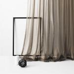 Тюль "Грик", коричневый                             (bl-200229-gr)