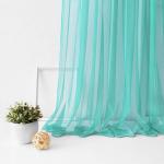 Тюль "Грик", бирюзовый                             (bl-200224-gr)