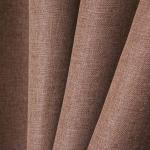 Комплект портьер блэкаут-лен B502-2, коричневый                             (bt-200009-gr)