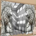 Комплект фотоштор "Барельеф" с тюлем                             (zk-102768)